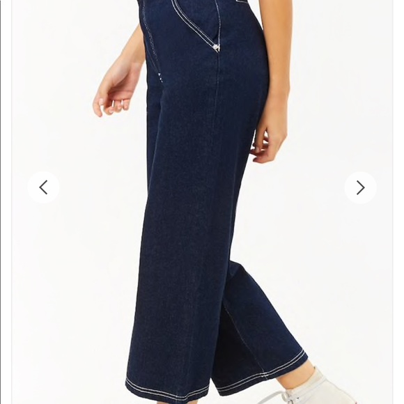 High waist wide leg contrast jean sz27 - Picture 5 of 5